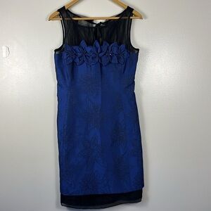 Kay Unger dress‎ knee-length sleeveless cocktail formal sheath dress NWT